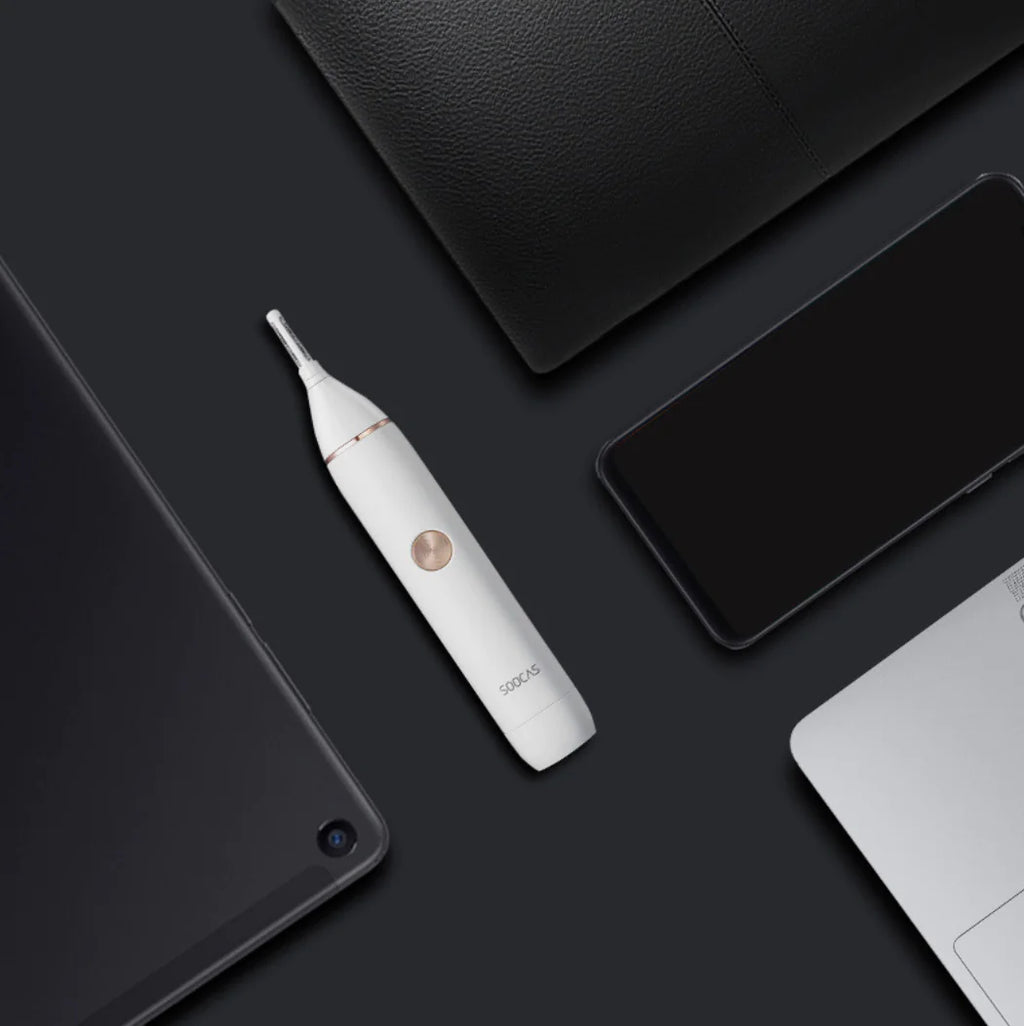 Rechargeable Electric Nose Hair Trimmer & Hair Shaver — Personal Grooming Tool