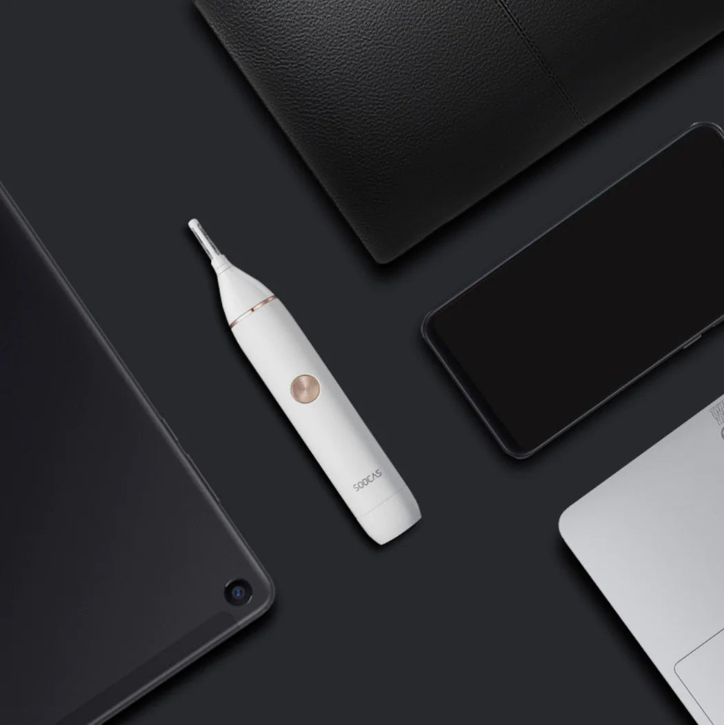 Rechargeable Electric Nose Hair Trimmer & Hair Shaver — Personal Grooming Tool