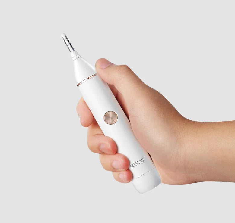 Rechargeable Electric Nose Hair Trimmer & Hair Shaver — Personal Grooming Tool