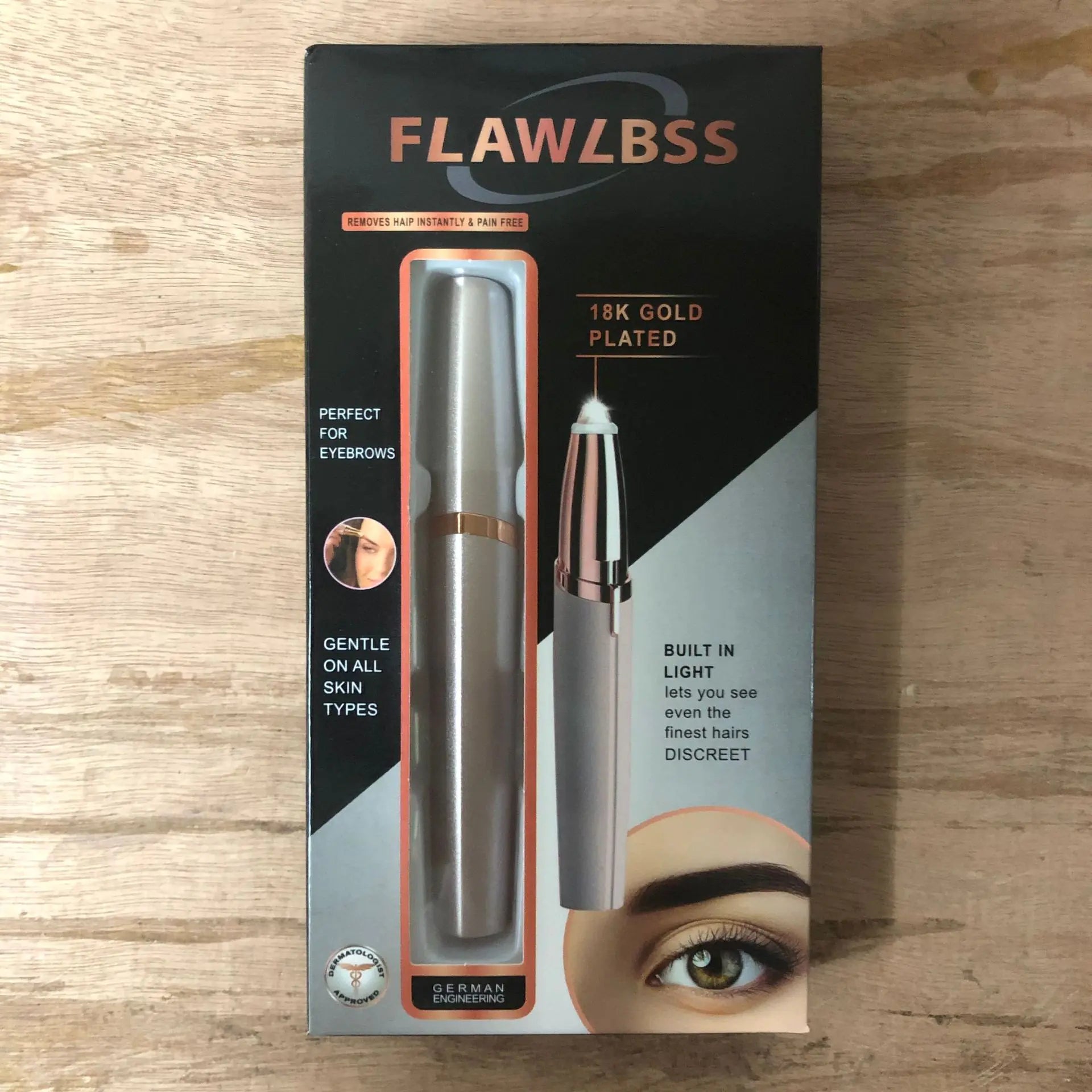 Rechargeable Electric Eyebrow Trimmer — Multi-Function Personal Grooming Tool