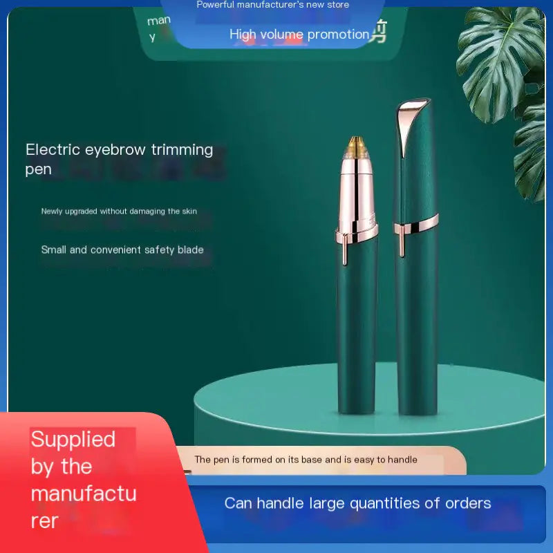 Rechargeable Electric Eyebrow Trimmer — Multi-Function Personal Grooming Tool