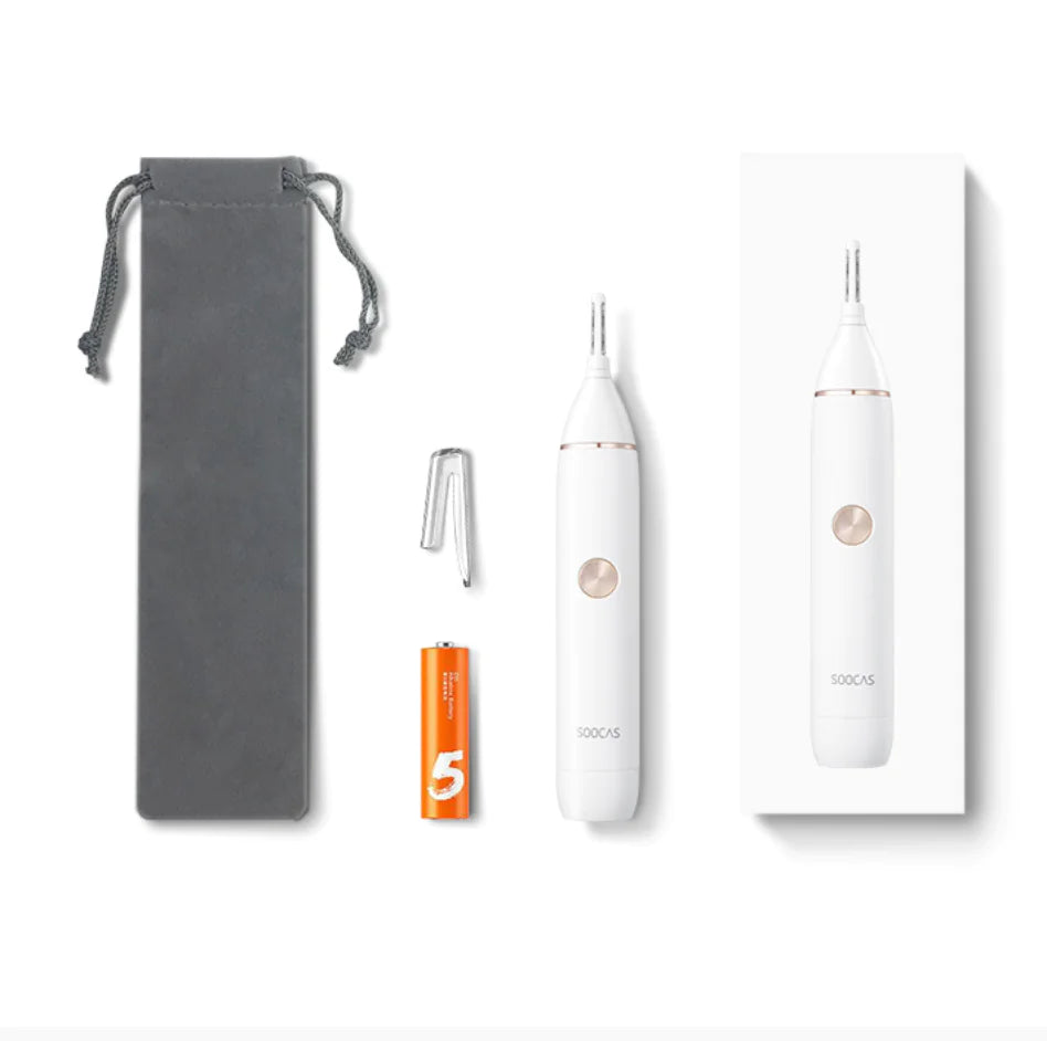 Rechargeable Electric Nose Hair Trimmer & Hair Shaver — Personal Grooming Tool